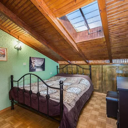 ευχάριστο με σοφίτα και τζάκι. Domek alpejski